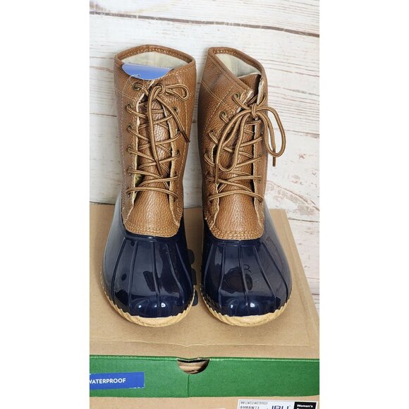 JBU by Jambu Maplewood Waterproof Navy/Tan Women’s Boots – Fall 2022, Size 9M - Picture 1 of 11